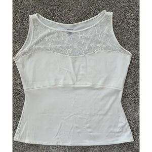 Spanx size 3XL Hide &‎ Sleek Ivory  Lace Bateau Tank Style 1503